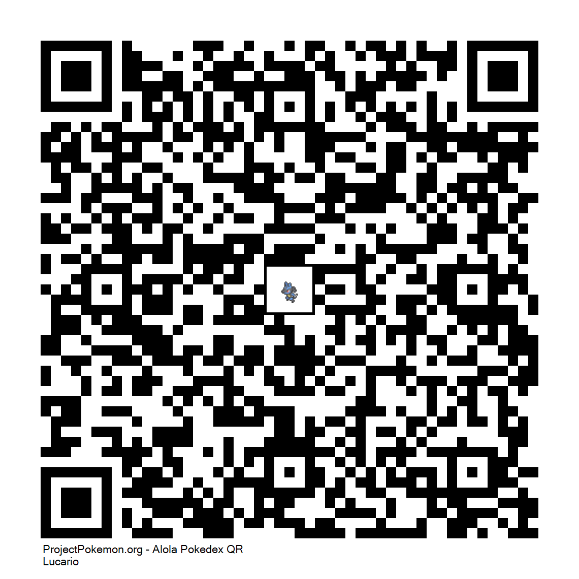 Cdigo QR de Lucario